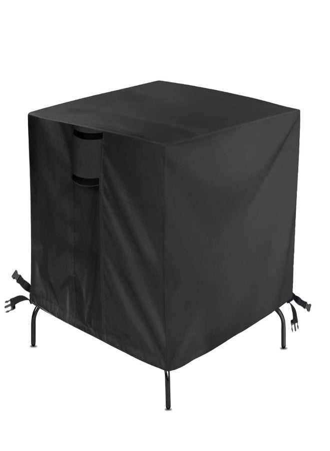 Jungda Outdoor Table Cover,28 Inch Square Patio Table Covers,Waterproof Outside Small Table Cover Furniture Covers - 28 X 28 X 28 Inch - Image 1